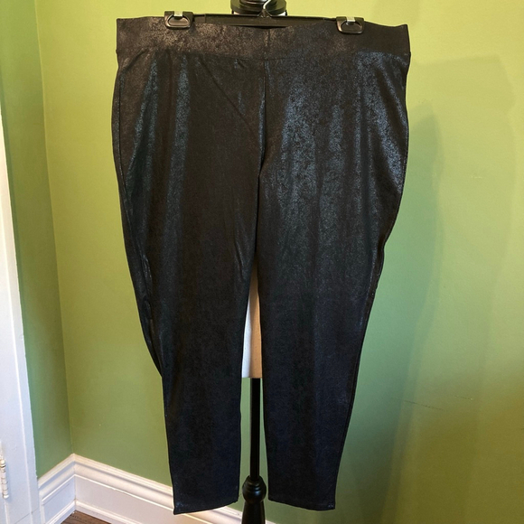 Torrid Pants - Women's Torrid Black Shimmer Leggings 3